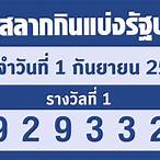 สลากกินแบ่งรัฐบาล 1 มกราคม 2565